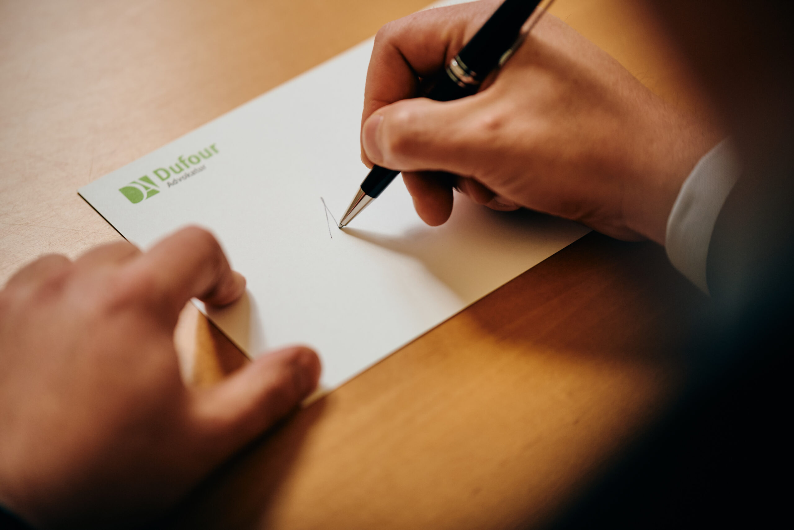 DUFOUR Advokatur letterhead